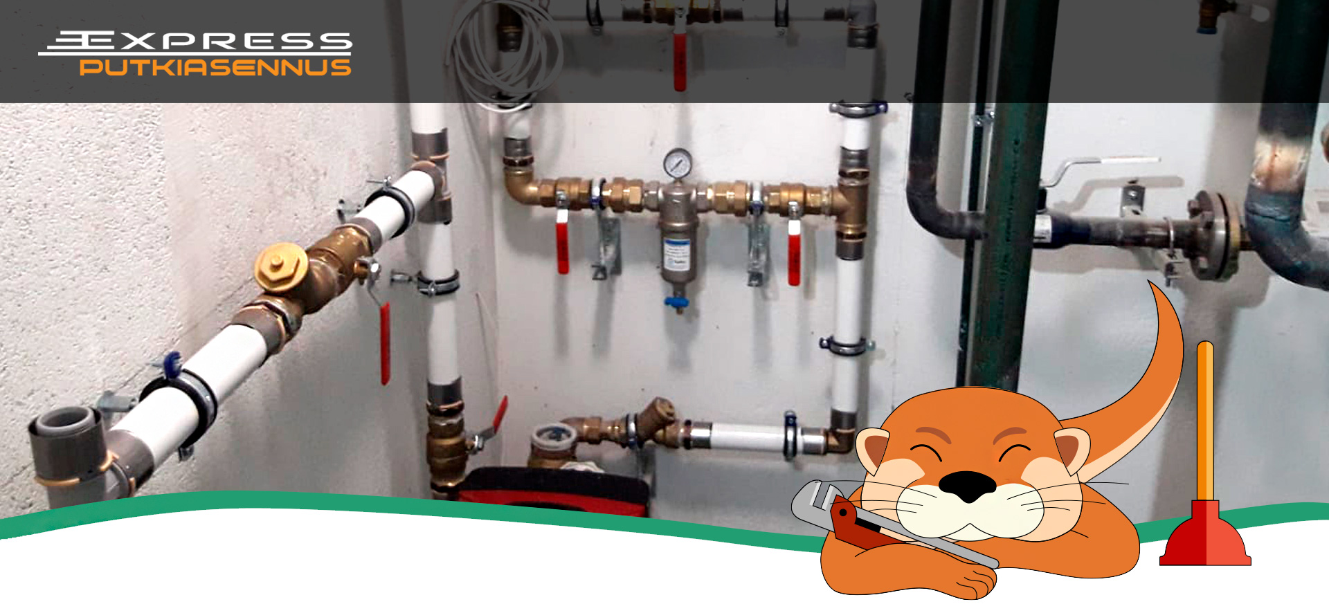 Express Putkiasennus Oy — ammattitaitoista LVI-asennusta Tampereella